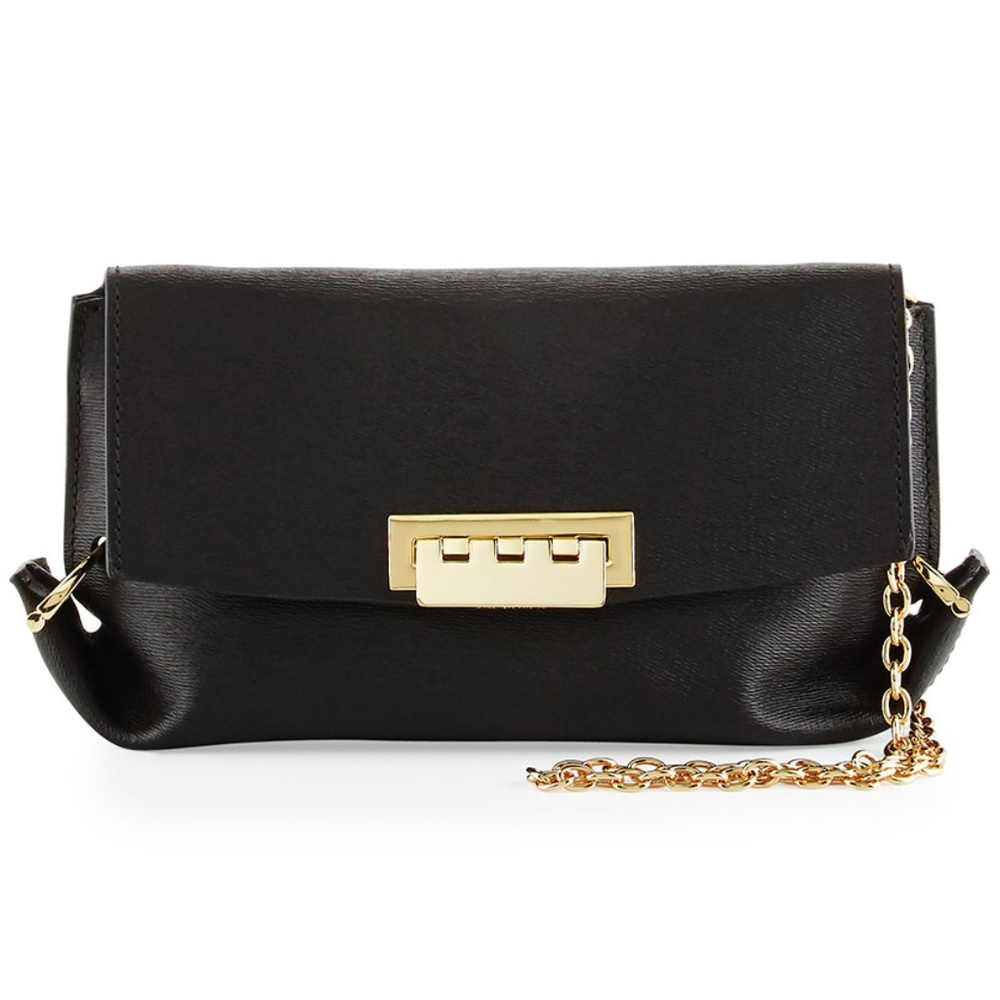 ZAC Zac Posen Folded Leather Chain Crossbody Bag